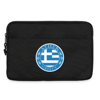 Athènes Grèce - Affiche vintage classique - Sacoche pour ordinateur portable 13 pouces - noir - Devant