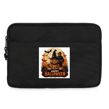 Halloween Night Pumpkins - Laptop bag 13" - black - Front