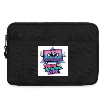 Pause Retour en arrière Cassette Vibe - Sacoche pour ordinateur portable 13 pouces - noir - Devant