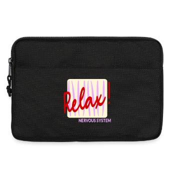 Nervous System Relax - Laptop bag 13" - black - Front