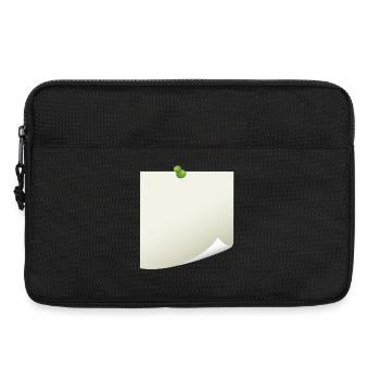 Post-it Zettel - Laptoptasche 13" - Schwarz - Vorne