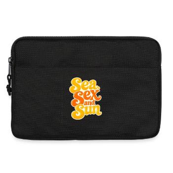 Sea, Sex and Sun - Sacoche pour ordinateur portable 13 pouces - noir - Devant
