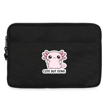 Diction du Dragon Chibi Rose - Sacoche pour ordinateur portable 13 pouces - noir - Devant