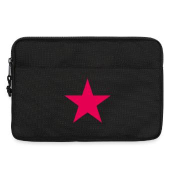 Étoile Rose Néon - Sacoche pour ordinateur portable 13 pouces - noir - Devant