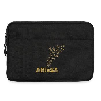 Anissa en tant que voile - Sacoche pour ordinateur portable 13 pouces - noir - Devant