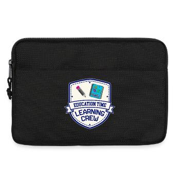 Temps d’éducation | Chemise de l’équipe d’apprentissage - Sacoche pour ordinateur portable 13 pouces - noir - Devant