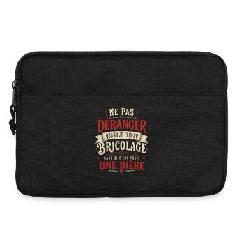 Do Not Disturb DIY Beer Humor Gift - Laptop bag 13" - black - Front