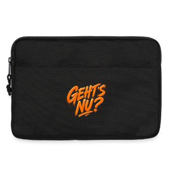 Geht's nu? - Laptoptasche 13" - Schwarz - Vorne