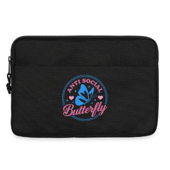 Anti Social Butterfly - Laptoptasche 13" - Schwarz - Vorne