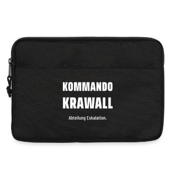 Kommando Krawall - Laptoptasche 13" - Schwarz - Vorne