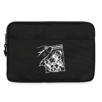 Addiction Skateboard – Skate-Beutel-Skateboard-Tool - Laptoptasche 13" - Schwarz - Vorne