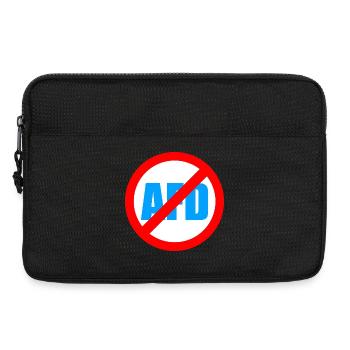 No AFD FCK AFD Protest Links Antifa - Laptoptasche 13" - Schwarz - Vorne