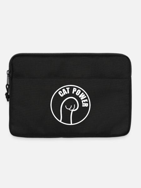 Katzenkraft - Laptoptasche 13" - Schwarz