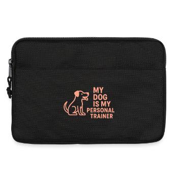 Mein Hund ist mein Personaltrainer - Laptoptasche 13" - Schwarz - Vorne