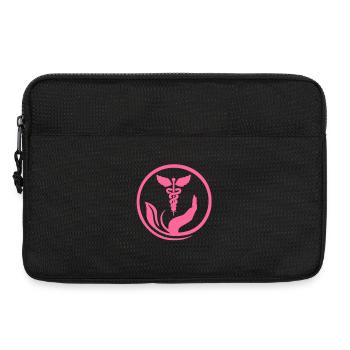 Benevolent Hand and Pink Caduceus - Laptop bag 13" - black - Front