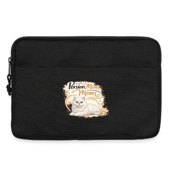Cœur de maman perse de chat - Sacoche pour ordinateur portable 13 pouces - noir - Devant