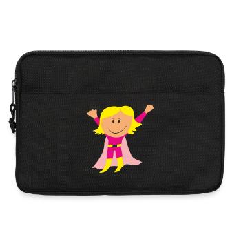 fille - Sacoche pour ordinateur portable 13 pouces - noir - Devant
