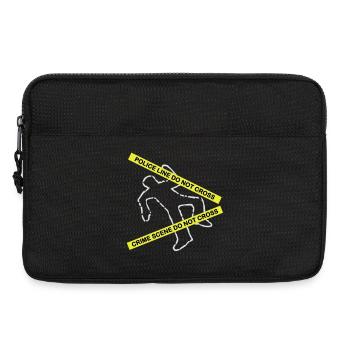 Crime scene set - Laptop bag 13" - black - Front