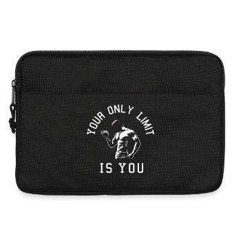 Fitness musculation - Sacoche pour ordinateur portable 13 pouces - noir - Devant