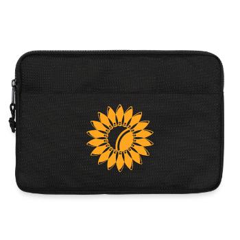 sonnenblume sun flower icon logo Blume Symbol - Laptoptasche 13" - Schwarz - Vorne