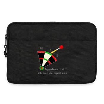 darts sport - Laptoptasche 13" - Schwarz - Vorne