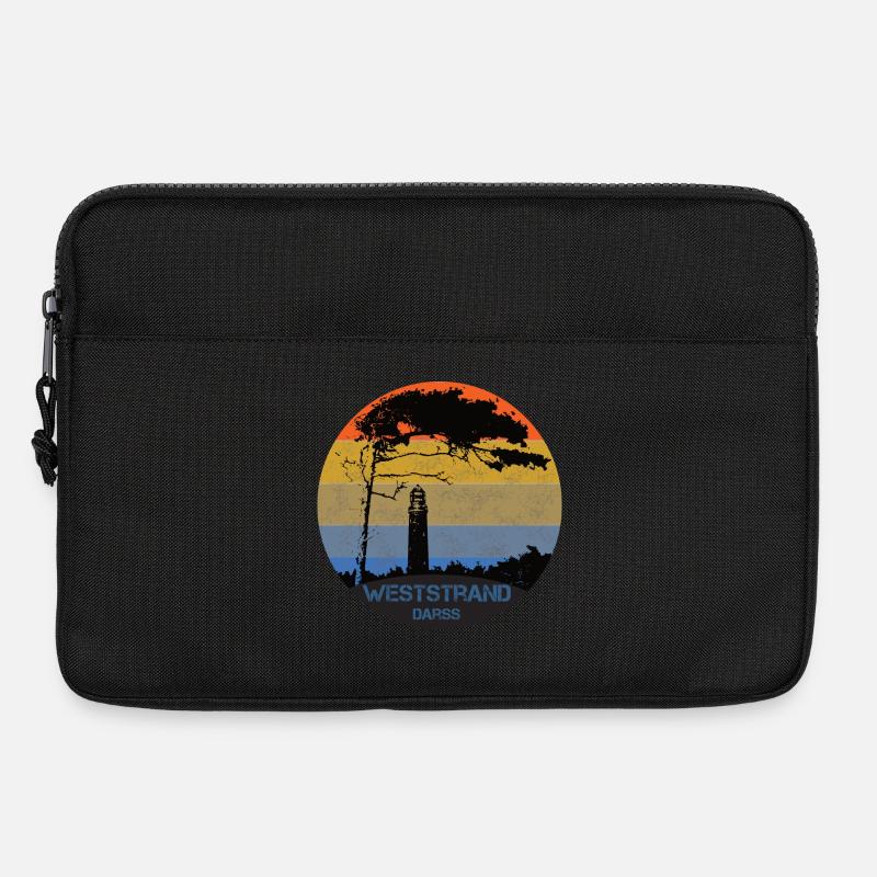 Ostsee, Darss, Weststrand - Laptoptasche 13" - Schwarz