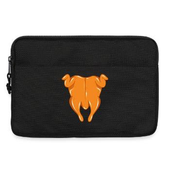 delicious juicy roast chicken fresh from the oven - Laptop bag 13" - black - Front