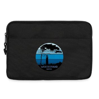 Ostsee, Darss, Weststrand - Laptoptasche 13" - Schwarz - Vorne