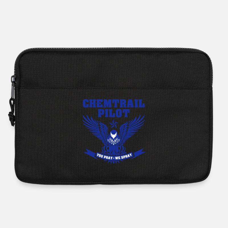 Chemtrail Pilot - Laptoptasche 13" - Schwarz