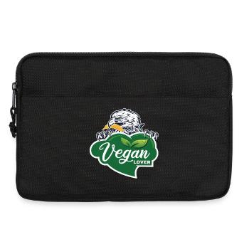 Vegan Lover Adler Grafik - Laptoptasche 13" - Schwarz - Vorne