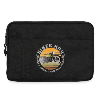 Cool Motorrad Motorradfahrer Mama Mutter - Laptoptasche 13" - Schwarz - Vorne