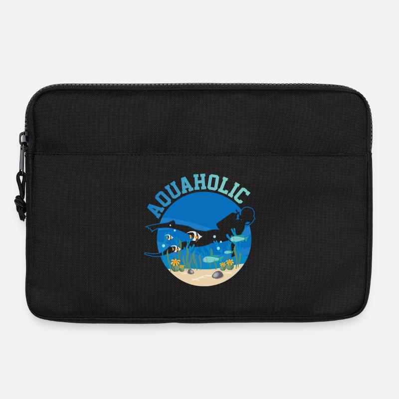 Taucher Tauchen - Laptoptasche 13" - Schwarz