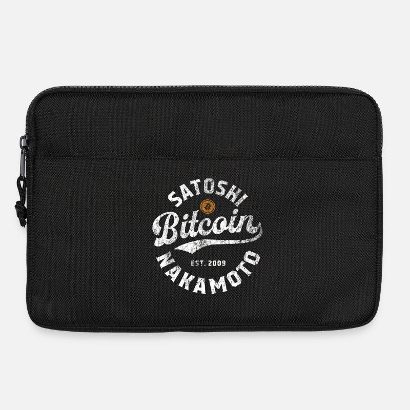 Bitcoin Satoshi Nakamoto - Laptop bag 13" - black
