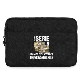 Serie SII Defender Hero Gift Dad - Laptoptasche 13" - Schwarz - Vorne