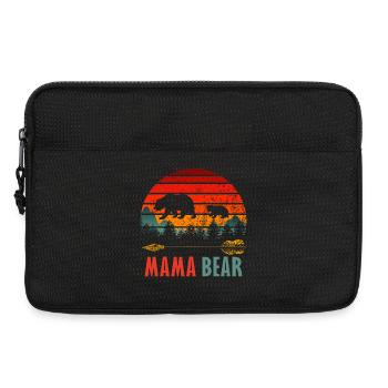 mama bear - Laptop bag 13" - black - Front