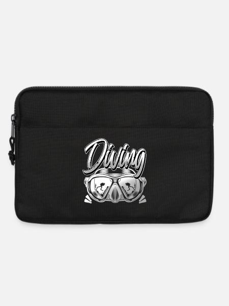 Tauchen Taucher - Laptoptasche 13" - Schwarz