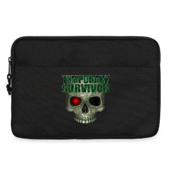 Temporary Survivor Skull R6Z - Laptop bag 13" - black - Front