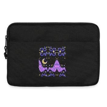 Funky Night Sky - Laptoptasche 13" - Schwarz - Vorne