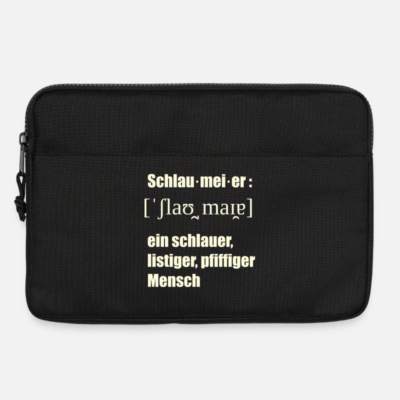 schlaumeier - Laptoptasche 13" - Schwarz
