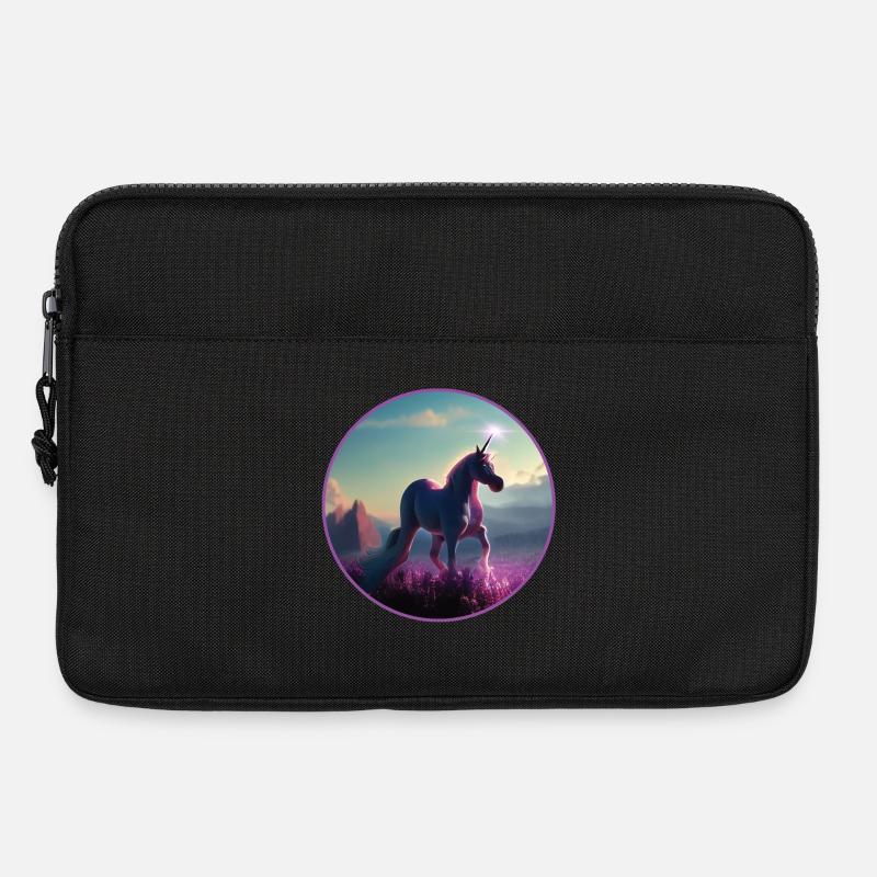 Einhorn - Laptoptasche 13" - Schwarz