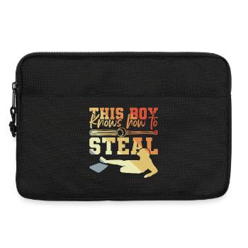 Dieser Junge weiß wie man spielt - Laptoptasche 13" - Schwarz - Vorne