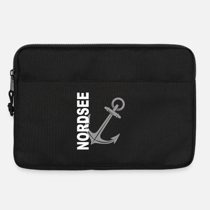 Nordsee - Laptoptasche 13" - Schwarz