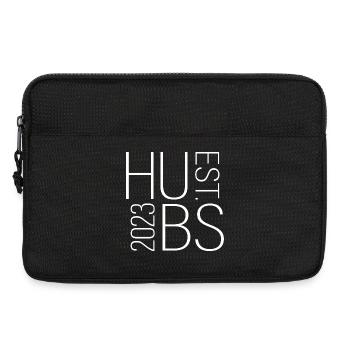 Hubs Est. 2023 Couple marié Mari Mariage - Sacoche pour ordinateur portable 13 pouces - noir - Devant