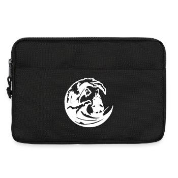 The Great White Wave - Laptop bag 13" - black - Front