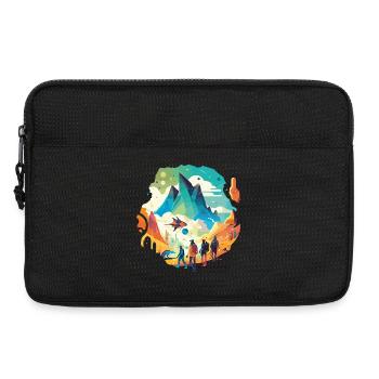 Voyage au centre de la Terre - Sacoche pour ordinateur portable 13 pouces - noir - Devant