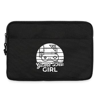 Game Dev Girl - Laptoptasche 13" - Schwarz - Vorne