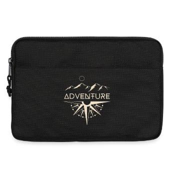 Abenteuer Berge Kompass - Laptoptasche 13" - Schwarz - Vorne