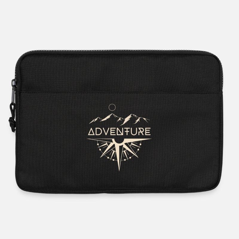 Adventure Mountains Compass - Laptop bag 13" - black