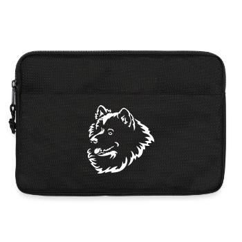 Samojede Kopf "Black Edition" - Laptoptasche 13" - Schwarz - Vorne