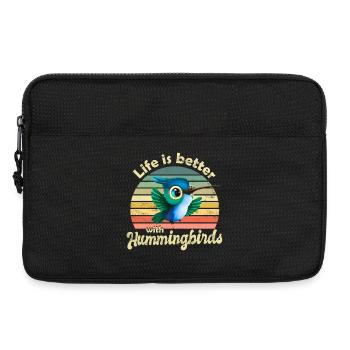 Kolibri - Laptoptasche 13" - Schwarz - Vorne